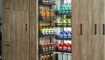 Systemy przechowywania zabudowy w kuchni