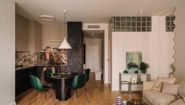 80-metrowe mieszkanie na warszawskim Muranowie