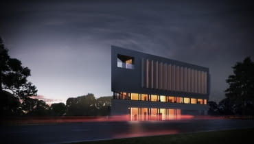 Biurowiec Quartz-Office w Poznaniu - wizualizacja Biurowiec Quartz-Office w Poznaniu - wizualizacja