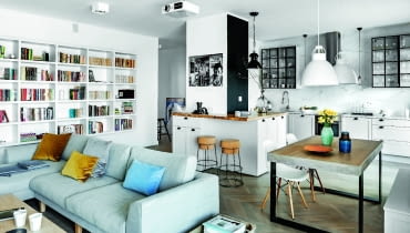 Kuchnia to udany miks nowoczesnego wnętrza z nutą skandynawskiej przytulności i z industrialnymi akcentami. Kuchnia to udany miks nowoczesnego wnętrza z nutą skandynawskiej przytulności i z industrialnymi akcentami.