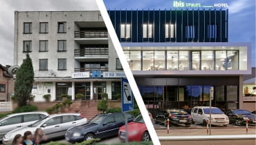 Wybudowany w latach 80. hotel Laureat w Tomaszowie Lubelskim przeszedł metamofozę. Dziś jest tu Ibis Styles projektu Mateusz Tański & Associates (MTA) Architekci Wybudowany w latach 80. hotel Laureat w Tomaszowie Lubelskim przeszedł metamofozę. Dziś jest tu Ibis Styles projektu Mateusz Tański & Associates (MTA) Architekci