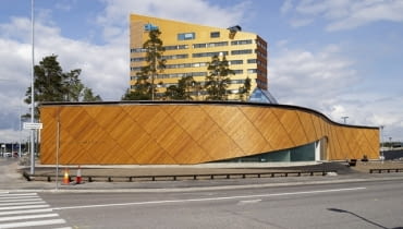 helsinki, finlandia, architektura, drewno, doki, port, budynek