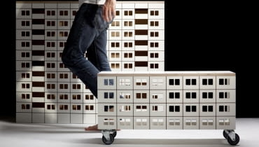 Panelak - meble inspirowane blokami z wielkiej płyty od Lassak Studio Panelak - meble inspirowane blokami z wielkiej płyty od Lassak Studio