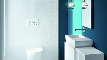 Przycisk spłukujący i stelaż sanitarny,  powinny pochodzić od tego samego producenta.