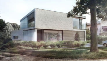 Wizualizacja domu 'H' - nowoczesne projekty domów jednorodzinnych