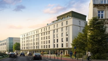 Nowy hotel przy al. Grunwaldzkiej w Gdańsku Wrzeszczu