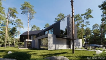 Wstęga Między Sosnami. Proj. Z3Z ARCHITEKCI