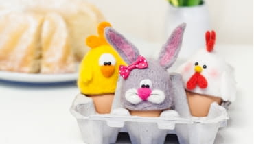 Filcowe ocieplacze do jajek