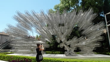 Instalacja Forever składa się z ponad tysiąca rowerów, autor Ai Weiwei, Wenecja Instalacja Forever składa się z ponad tysiąca rowerów, autor Ai Weiwei, Wenecja