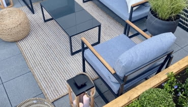 Piękna niespodzianka - aranżacja tarasu Piękna niespodzianka - aranżacja tarasu