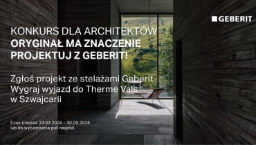 Konkurs "Oryginał ma znaczenie. Projektuj z Geberit!”