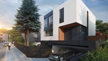 Kostka pod dwoma świerkami we Wrocławiu Kostka pod dwoma świerkami we Wrocławiu