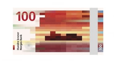 banknoty, nowe bankoty Norwegii, najnowsze banktoty, nowoczesne banknoty