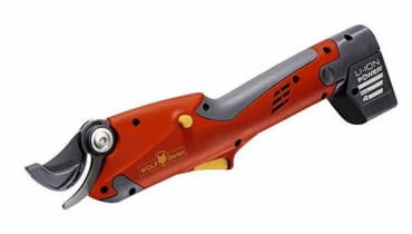 Akumulatorowy sekator RR 3000 Li-Ion Power. Wygodny antypoślizgowy uchwyt. Tnie gałązki o średnicy do 2 cm. Waga 0,8 kg. Wolf Garten, 419 zł Akumulatorowy sekator RR 3000 Li-Ion Power. Wygodny antypoślizgowy uchwyt. Tnie gałązki o średnicy do 2 cm. Waga 0,8 kg. Wolf Garten, 419 zł