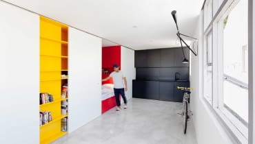 Mieszkanie dla singla - 27 m kw.; proj. Nicholas Gurney