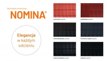 Najnowsza ceramiczna dachówka w portfolio marki swissporTON – Nomina