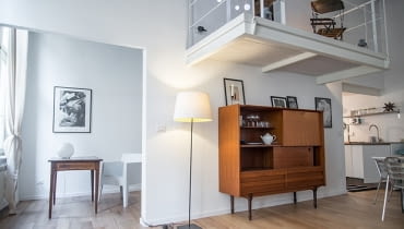 mieszkanie z antresolą, nowoczesne mieszkanie, antresola w mieszkaniu, stylowe wnętrze, skandynawski styl