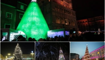 Choinki świąteczne w polskich miastach Choinki świąteczne w polskich miastach