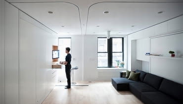 Mieszkanie w Nowym Jorku - 39 m kw.; proj. Adrian Iancu i Catalin Sandu Mieszkanie w Nowym Jorku - 39 m kw.; proj. Adrian Iancu i Catalin Sandu