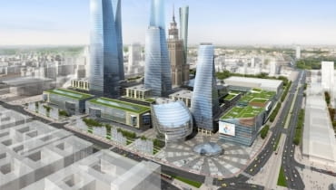 Tak mógłby wyglądać pl. Defilad - wizualizacja obowiązującego planu zagospodarowania podsumowanie, bryła