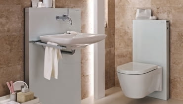 Stelaż łazienkowy do umywalki