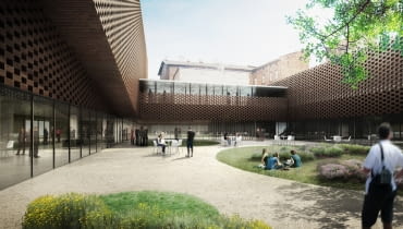 Wydział Radia i Telewizji Uniwersytetu Śląskiego - wizualizacja Wydział Radia i Telewizji Uniwersytetu Śląskiego - wizualizacja