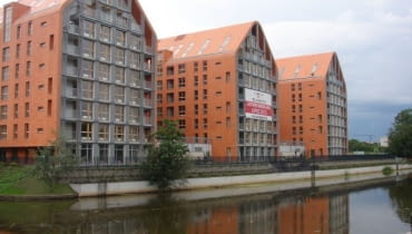 W centrum Gdańska powstaje wiele inwestycji, które - co pokazały ostatnie lata - bardziej służą turystom, niż mieszkańcom miasta aura gdans, wyspa spichrzow, gdansk, projekt, apartament