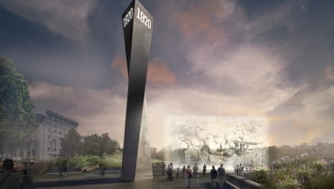 Projekt pomnika Bitwy Warszawskiej 1920 prygotowany przez Nizio Design International