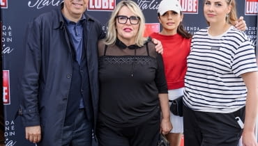 Marco Tentella - PR Manager Cucine Lube Włochy , Magdalena Kujawska - Agent Cucine Lube Polska, Joanna Symeryak PR Manager Cucine Lube Polska, Anna Żabińska - Menadżerka showroomu Cucine Lube Polska w Gdyni