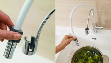 Baterie kuchenna z wyjmowaną wylewką baterie kuchenne, bateria kuchenna