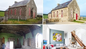 Dom w starej kaplicy - przed i po kaplica, dom w kaplicy, ciekawy dom