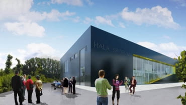 Maćków Pracownia Projektowa - wielofunkcyjna hala sportowa w Bytomiu Maćków Pracownia Projektowa - wielofunkcyjna hala sportowa w Bytomiu