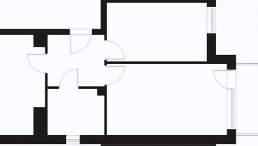 Dwupokojowe, 53 m kw., dla 3 osób Dwupokojowe, 53 m kw., dla 3 osób