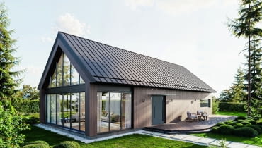 Nowoczesny dach z blachy