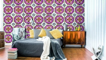 Taniec różowych linii, fizelinowa, 100 zł/rolka, artgeist.pl Taniec różowych linii, fizelinowa, 100 zł/rolka, artgeist.pl