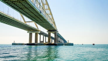 Najdłuższy most w Europie - Most Krymski Najdłuższy most w Europie - Most Krymski