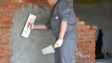 Ściany działowe można wykonać jako murowane (na zdjęciu z cegły ceramicznej) lub z płyt gipsowo-kartonowych Ściany działowe można wykonać jako murowane (na zdjęciu z cegły ceramicznej) lub z płyt gipsowo-kartonowych