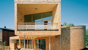 Dom własny architekta w Espoo (Gastropod-house) w Finland, proj. Olavi Koponen Dom własny architekta w Espoo (Gastropod-house) w Finland, proj. Olavi Koponen