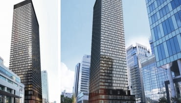 Wieżowiec Skyreach w Warszawie. Proj. Kuryłowicz & Associates