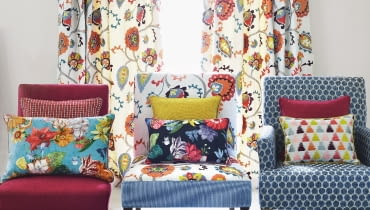 Uspokojenie. Wielobarwną wzorzystą aranżację dobrze jest wyciszyć choćby jednym gładkim elementem. USPOKOJENIE. Wielobarwną wzorzystą aranżację dobrze jest wyciszyć choćby jednym gładkim elementem.