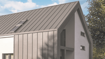 Panel dachowy na rąbek Blachy Pruszyński kolor grafit