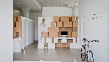 Mieszkanie na Brooklynie- nowocześnie i zaskakująco! aranżacje wnętrz, wnętrz