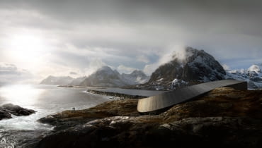 Hotel Opera,Lofoty w Norwegii, projekt: Snohetta - w trakcie realizacji Hotel Opera,Lofoty w Norwegii, projekt: Snohetta - w trakcie realizacji