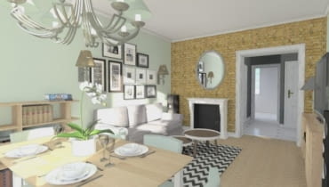 Mieszkanie w stylu Carrie Brashaw porady architektów, jak urządzić mieszkanie, wizualizacje