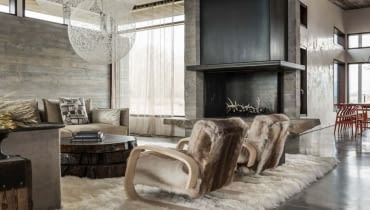 Dom JH Modern położony w górach w Wyoming, proj. Pearson Design Group Dom JH Modern położony w górach w Wyoming, proj. Pearson Design Group