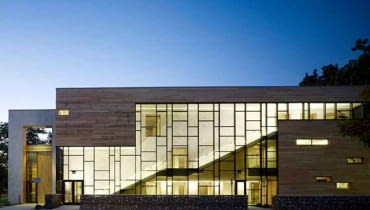 zrównoważone budownictwo, architektura sakralna, kościół, ekologia, drewno, zielona architektura, usa, budynek