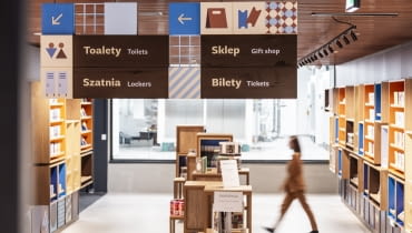 Wayfinding Fabryki Czekolady Wedel - Studio Blisko