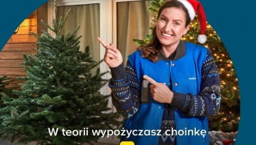 Świąteczna wypożyczalnia choinek w sklepach Castorama