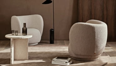 Rico Lounge Chair - Soft Bouclé Rico Lounge Chair - Soft Bouclé