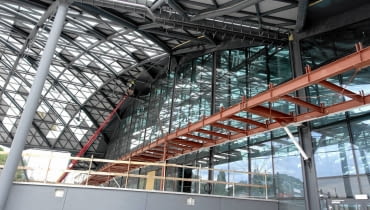 Dworzec Łódź-Fabryczna. Końcowy etap prac 18.05.2015 Lodz . Fot. Tomasz Stanczak / Agencja Gazeta SLOWA KLUCZOWE: /FR/